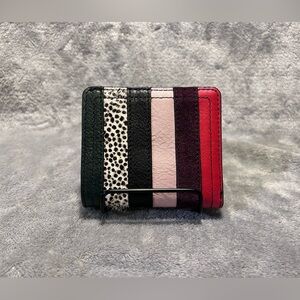 Fossil Logan Patchwork Leather Bifold Wallet